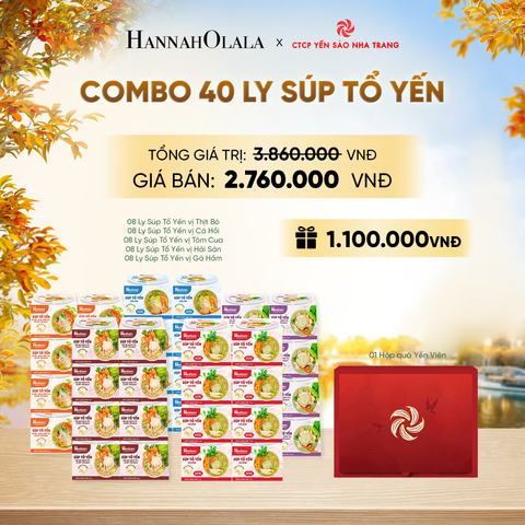  COMBO 40 LY SÚP TỔ YẾN - DEAL 4 - E1786 