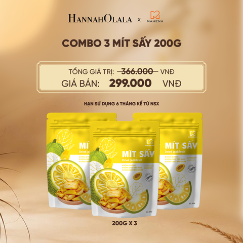  COMBO 3 MÍT SẤY 200G DEAL 4: - E54 