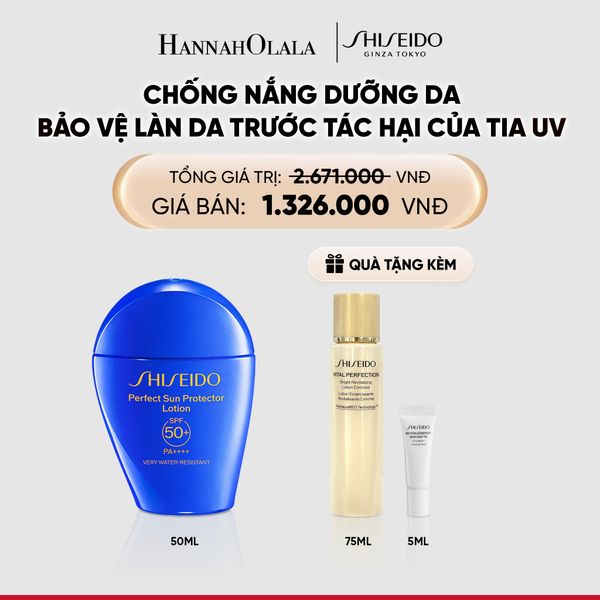  SỮA CHỐNG NẮNG DƯỠNG DA SHISEIDO GSC PERFECT SUN PROTECTOR LOTION SPF50+ 50ML - DEAL 04 - C86 