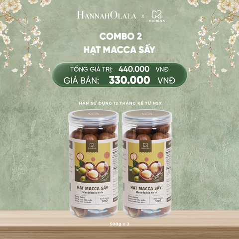  DEAL 4: COMBO 2 MACCA SẤY 500G 