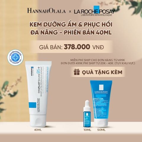  KEM DƯỠNG ẨM & PHỤC HỒI ĐA NĂNG LA ROCHE-POSAY CICAPLAST BAUME B5+ GIÚP PHỤC HỒI DA SAU 1 LẦN SỬ DỤNG - PHIÊN BẢN 40ML - A928 