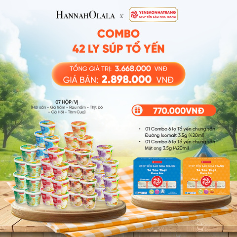  COMBO 42 LY SÚP TỔ YẾN - DEAL 4 