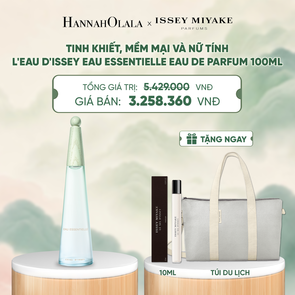  NƯỚC HOA NỮ ISSEY MIYAKE L'EAU D'ISSEY EAU ESSENTIELLE EAU DE PARFUM 100ML - DEAL 4 - A1249 
