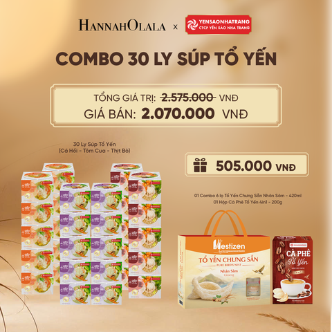  COMBO 30 LY SÚP TỔ YẾN - DEAL 4 - E20 