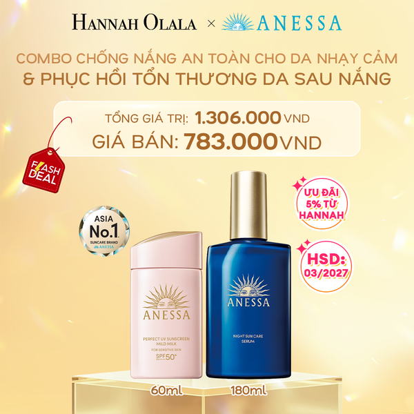  DEAL 4: COMBO NIGHT SERUM + MILD MILK - HSD: 29/03/2027 