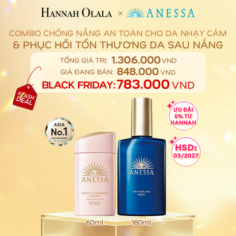  B64:_DEAL 4: COMBO NIGHT SERUM + MILD MILK - HSD: 29/03/2027 