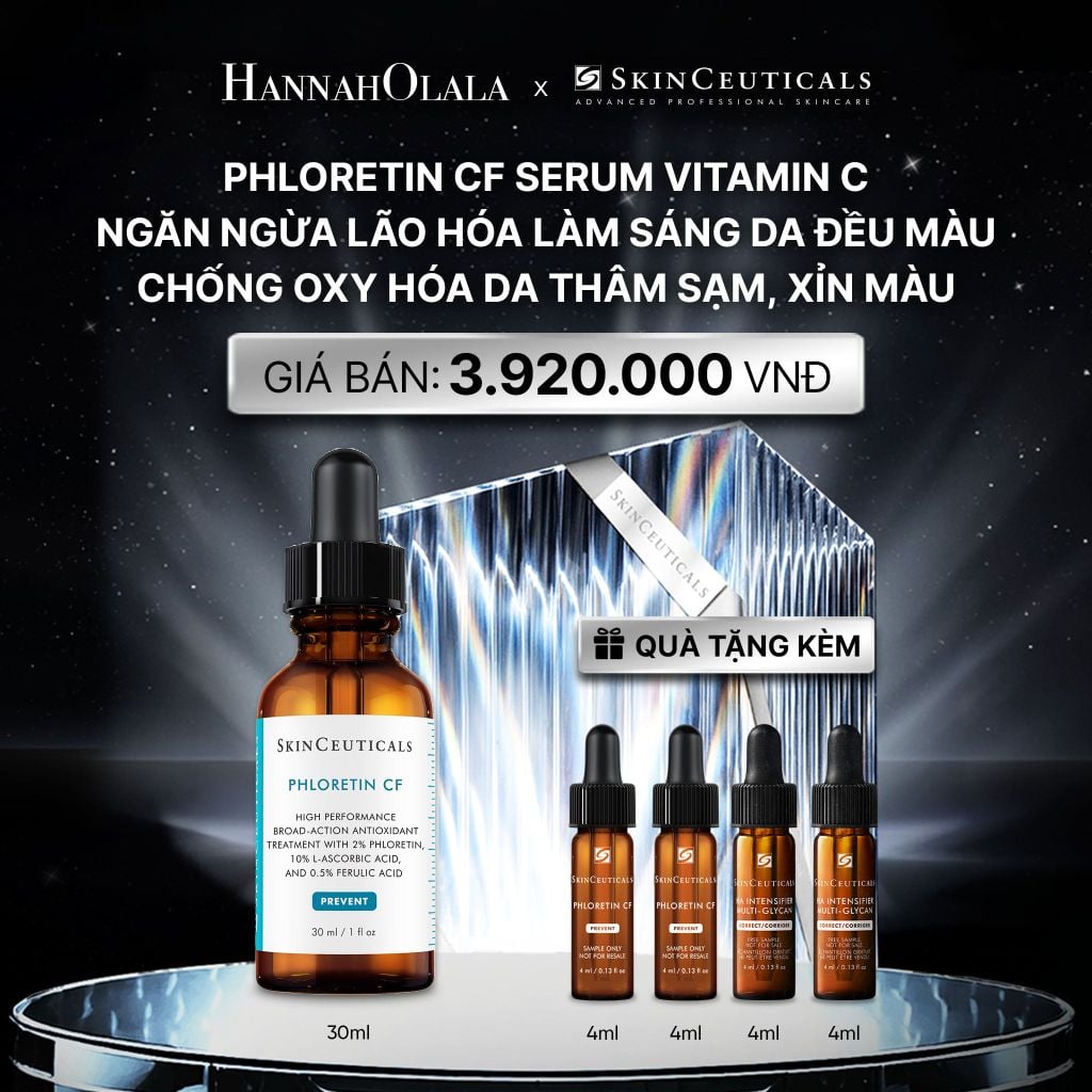  SKIN CEUTICALS PHLORETIN CF SERUM VITAMIN C 30ML LÀM SÁNG DA ĐỀU MÀU CHỐNG OXY HÓA DA THÂM SẠM, XỈN MÀU - B73 