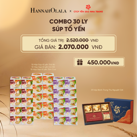  COMBO 30 LY SÚP TỔ YẾN - DEAL 4 - E70 