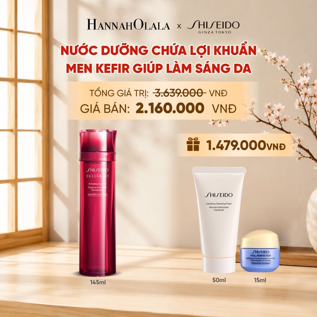  NƯỚC THẦN ĐỎ SHISEIDO EUDERMINE ACTIVATING ESSENCE 145ML - DEAL 4 