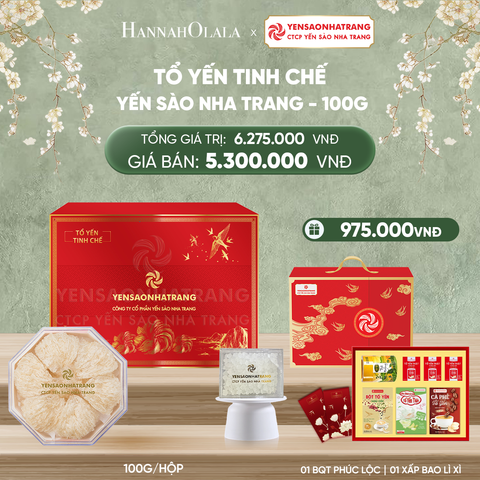  DEAL 4: TỔ YẾN TINH CHẾ YẾN SÀO NHA TRANG - 100G 