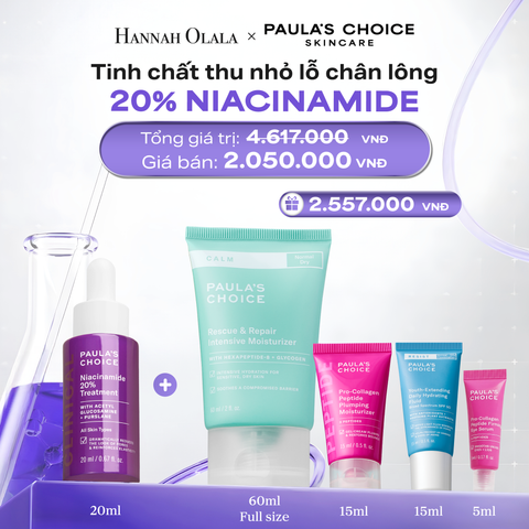  C4_DEAL 4: TINH CHẤT SE KHÍT LỖ CHÂN LÔNG VÀ LÀM MỜ THÂM MỤN NIACINAMIDE 20% 20ML 