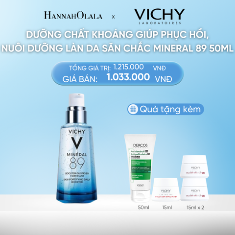  DEAL 4 DƯỠNG CHẤT KHOÁNG GIÚP PHỤC HỒI, NUÔI DƯỠNG LÀN DA SĂN CHẮC MINERAL 89 50ML 