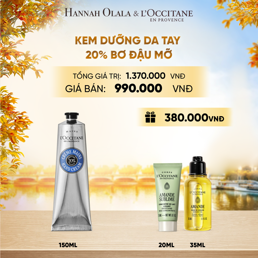  KEM DƯỠNG DA TAY BƠ ĐẬU MỠ LOCCITANE 150ML - E1214 
