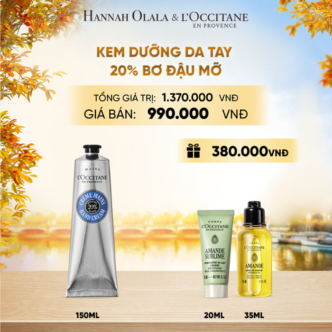  KEM DƯỠNG DA TAY BƠ ĐẬU MỠ LOCCITANE 150ML - E1214 