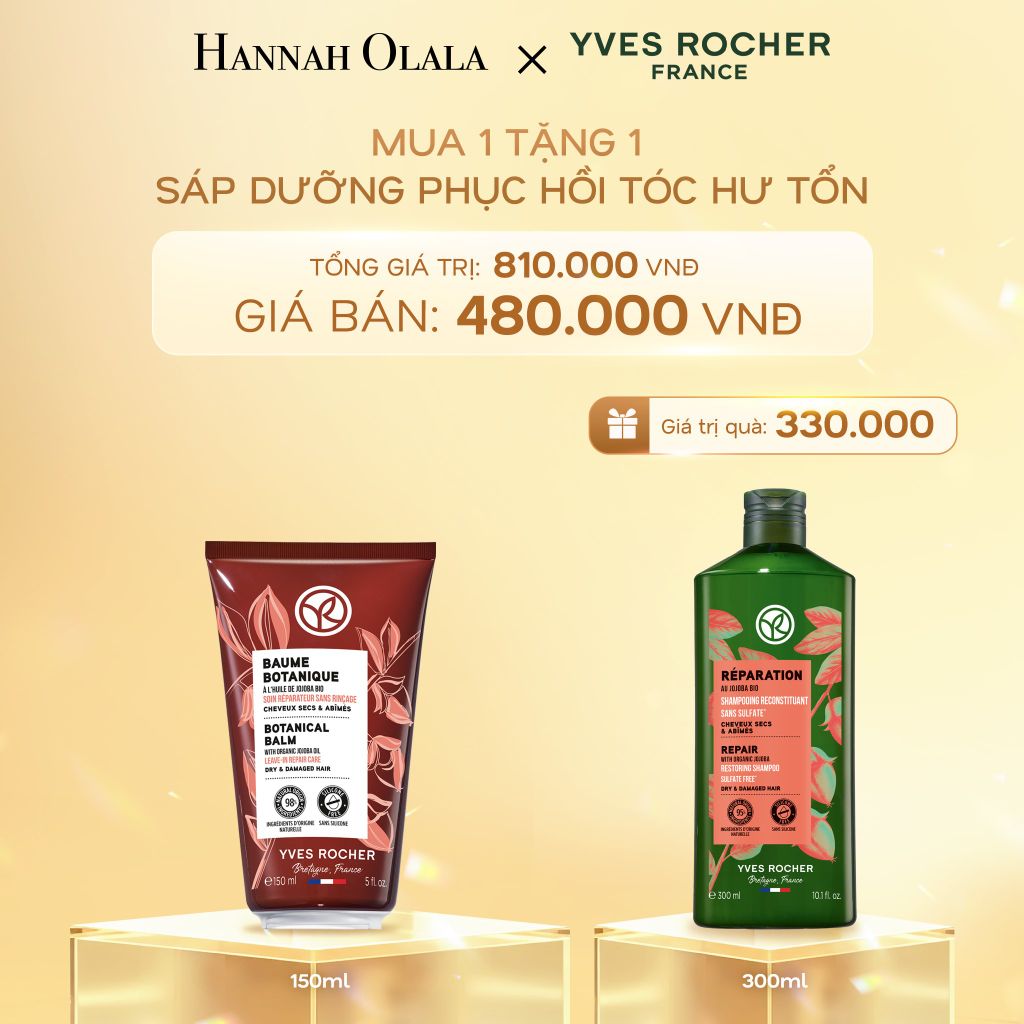  DEAL 4: MUA 1 TẶNG 1 SÁP DƯỠNG PHỤC HỒI TÓC HƯ TỔN
TẶNG DẦU GỘI PHỤC HỒI TÓC HƯ TỔN 