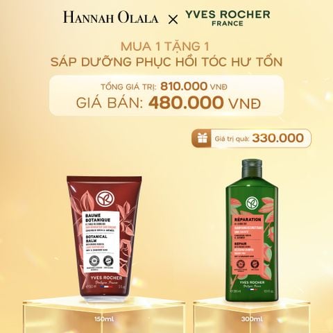  DEAL 4: MUA 1 TẶNG 1 SÁP DƯỠNG PHỤC HỒI TÓC HƯ TỔN
TẶNG DẦU GỘI PHỤC HỒI TÓC HƯ TỔN 