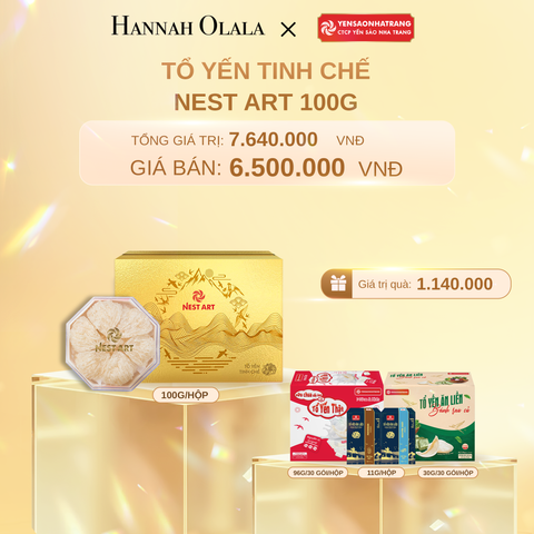  C875_DEAL 4: TỔ YẾN TINH CHẾ NEST ART - 100G 