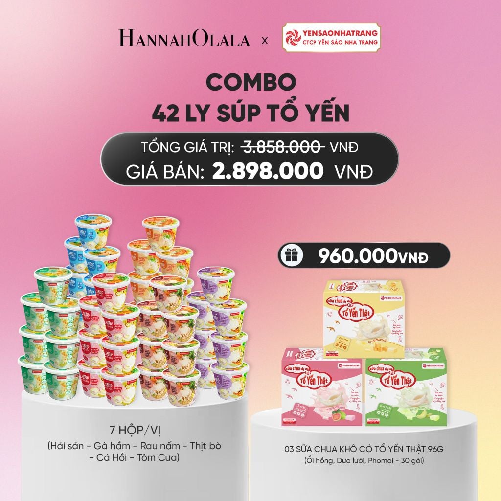  DEAL 6: COMBO 42 LY SÚP TỔ YẾN_A105 