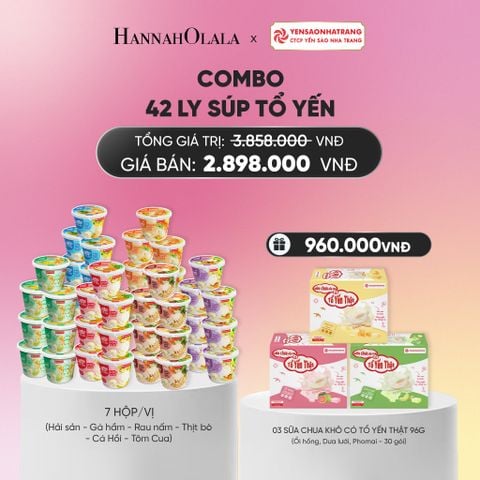  DEAL 6: COMBO 42 LY SÚP TỔ YẾN_A105 