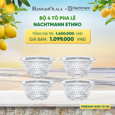  BỘ 4 TÔ PHA LÊ NACHTMANN ETHNO - DEAL 4 