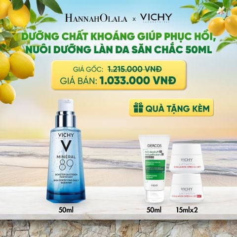  DƯỠNG CHẤT KHOÁNG GIÚP PHỤC HỒI, NUÔI DƯỠNG LÀN DA SĂN CHẮC MINERAL 89 50ML DEAL 4 