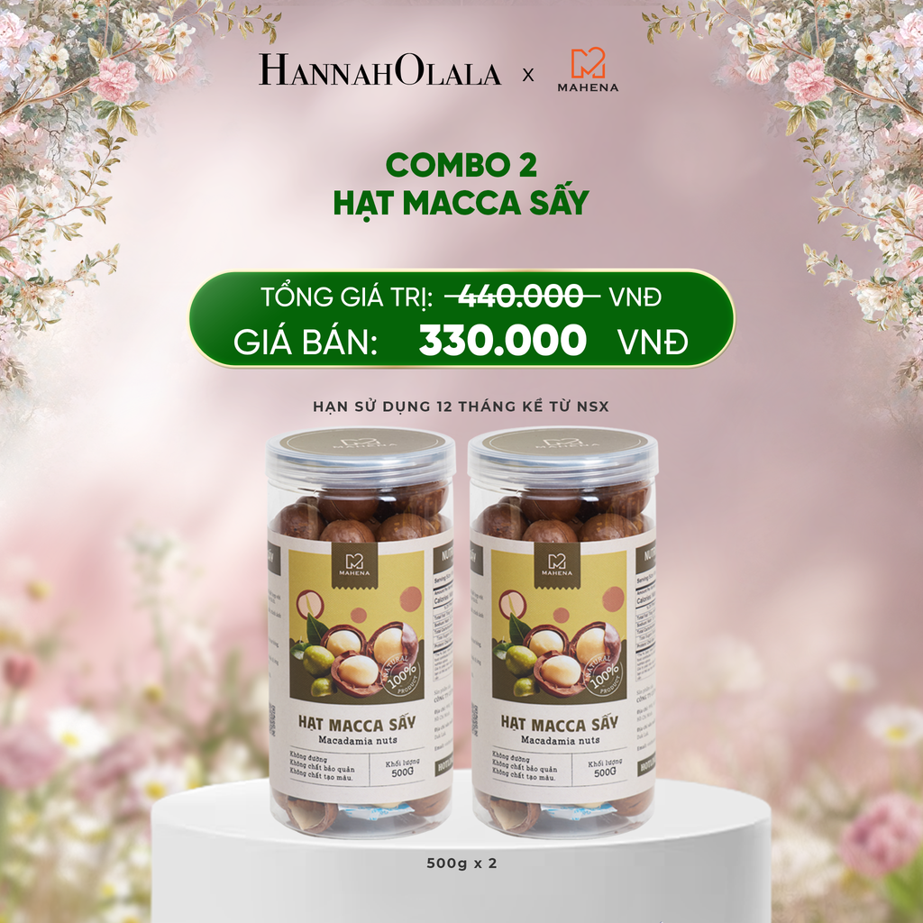  DEAL 4: COMBO 2 MACCA SẤY 500G 