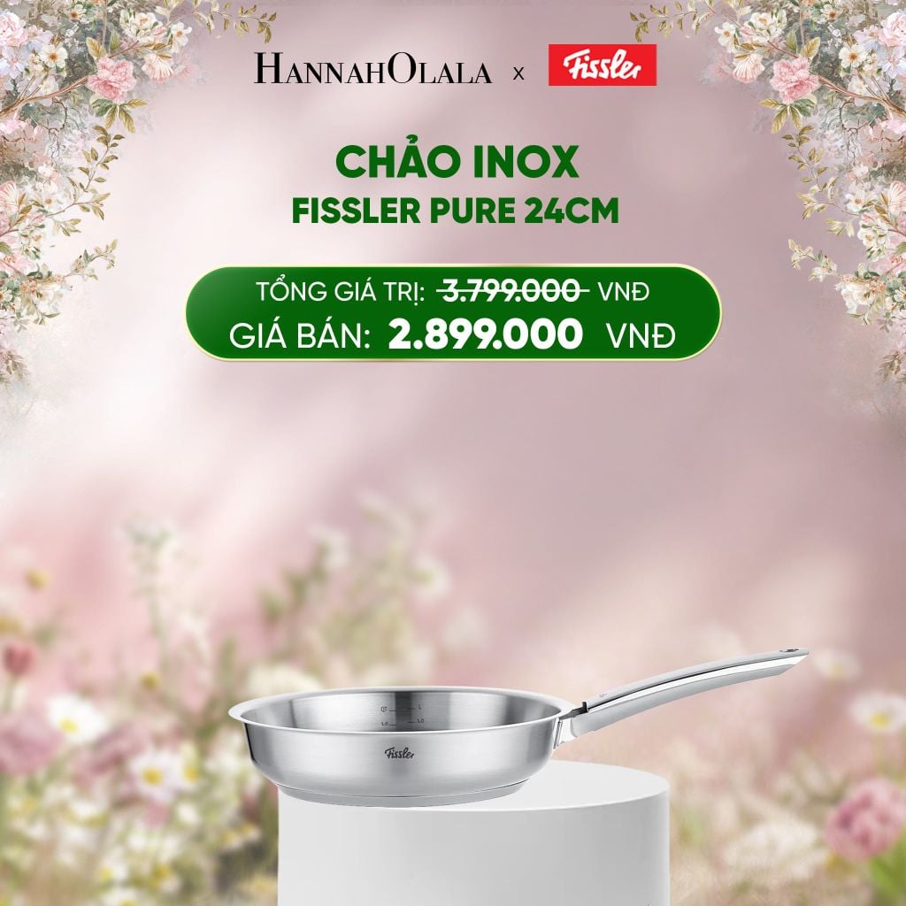 E1153_DEAL 26 : CHẢO INOX FISSLER PURE 24CM 