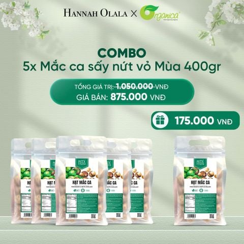  DEAL 4: COMBO HẠT MẮC CA SẤY NỨT VỎ MÙA 