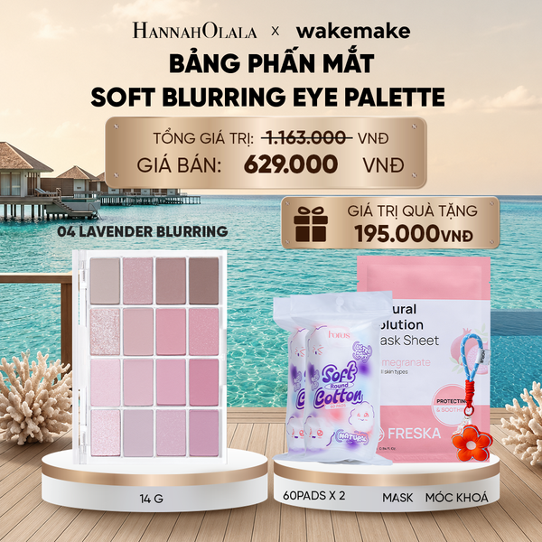  WAKEMAKE BẢNG PHẤN MẮT SOFT BLURRING EYE PALETTE 14G_ D1645 