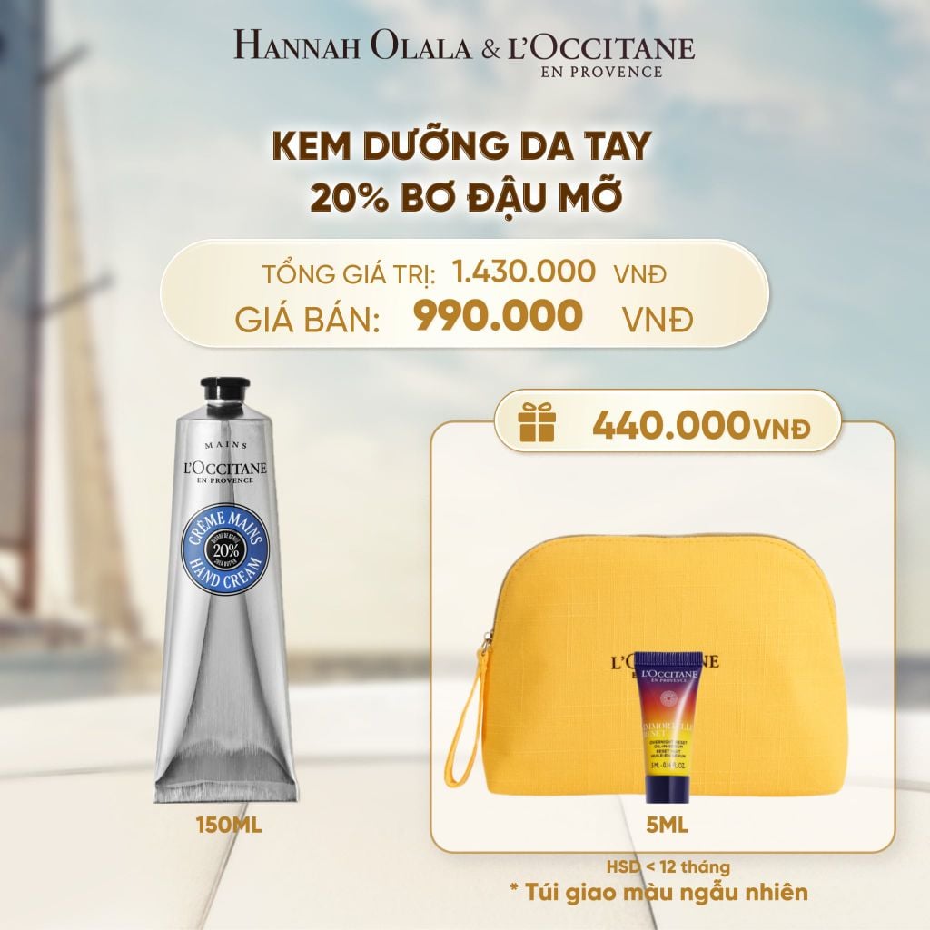  KEM DƯỠNG DA TAY BƠ ĐẬU MỠ LOCCITANE 150ML - A384 