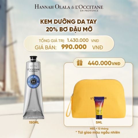  KEM DƯỠNG DA TAY BƠ ĐẬU MỠ LOCCITANE 150ML - A384 