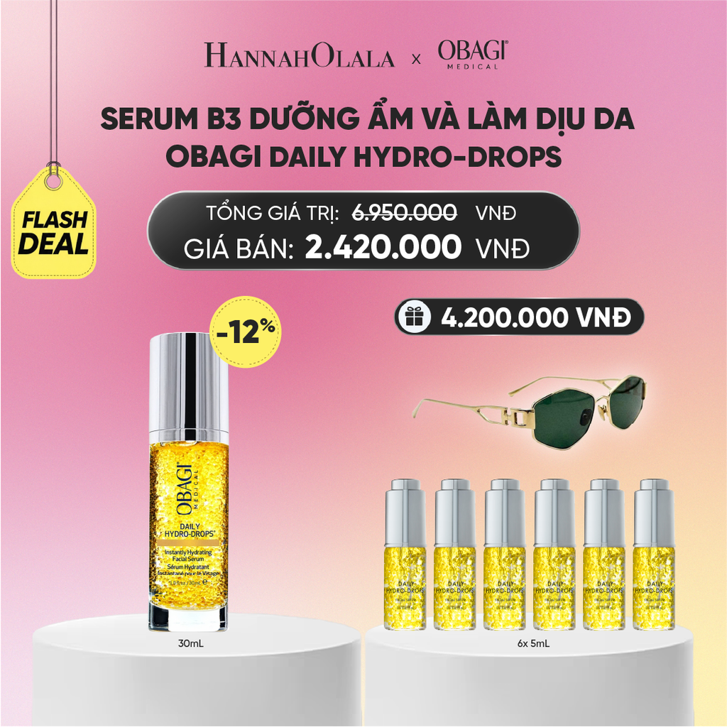  [FLASHDEAL] SERUM B3 DƯỠNG ẨM VÀ LÀM DỊU DA DAILY HYDRO-DROPS 30ML - DEAL 4_A877 