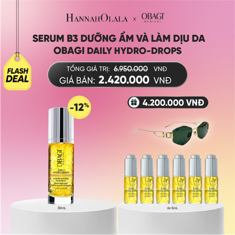  [FLASHDEAL] SERUM B3 DƯỠNG ẨM VÀ LÀM DỊU DA DAILY HYDRO-DROPS 30ML - DEAL 4_A877 