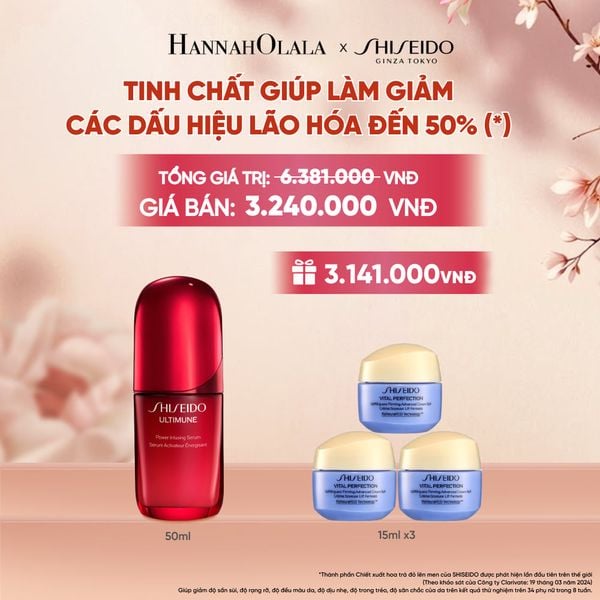  TINH CHẤT DƯỠNG DA SHISEIDO ULTIMUNE POWER INFUSING 4.0 SERUM 50ML - DEAL 4 - A3248 