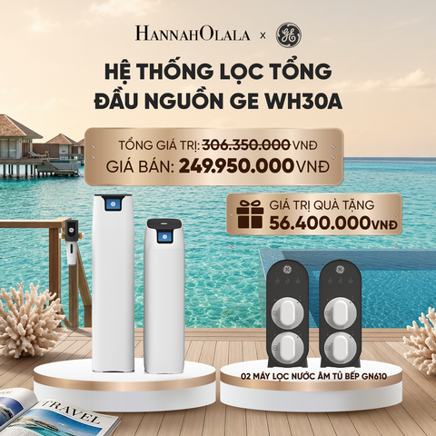  HỆ THỐNG LỌC TỔNG ĐẦU NGUỒN GE WH30A - DEAL 4 