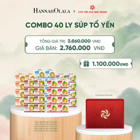  COMBO 40 LY SÚP TỔ YẾN - DEAL 4 - A2019 