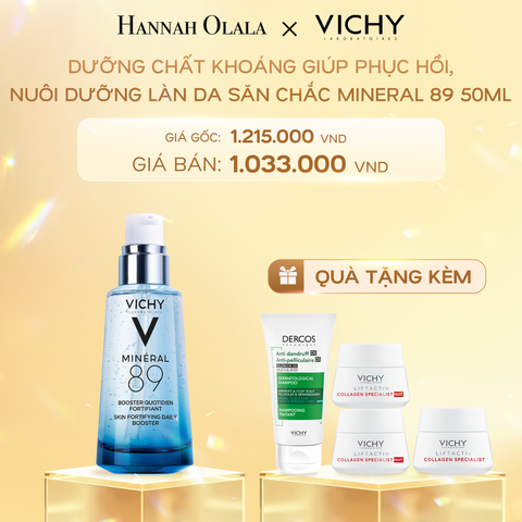  DEAL 4: DƯỠNG CHẤT KHOÁNG GIÚP PHỤC HỒI, NUÔI DƯỠNG LÀN DA SĂN CHẮC MINERAL 89 50ML 