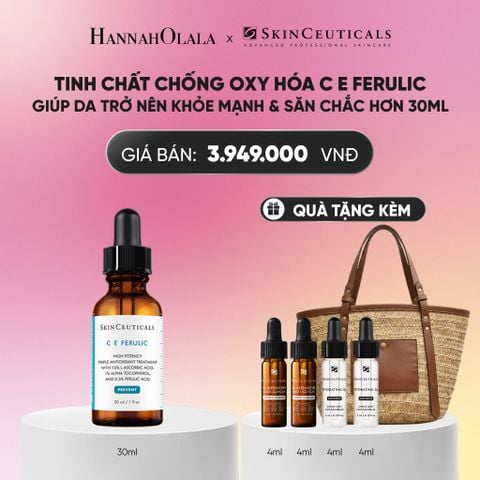  TINH CHẤT CHỐNG OXY HÓA C E FERULIC GIÚP DA TRỞ NÊN KHỎE MẠNH & SĂN CHẮC HƠN 30ML DEAL 4_A480 