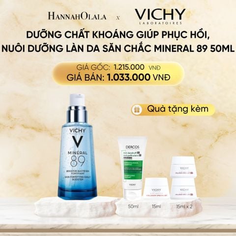  DEAL 4 DƯỠNG CHẤT KHOÁNG GIÚP PHỤC HỒI, NUÔI DƯỠNG LÀN DA SĂN CHẮC MINERAL 89 50ML 
