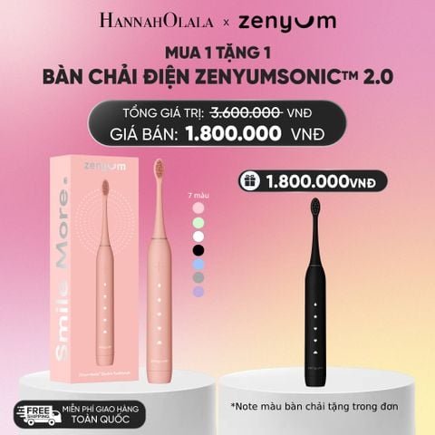  [MUA 1 TẶNG 1] BÀN CHẢI ĐIỆN ZENYUM SONIC 2.0 - CÔNG NGHỆ SINGAPORE (NOTE MÀU BÀN CHẢI TẶNG TRONG ĐƠN)_A11 