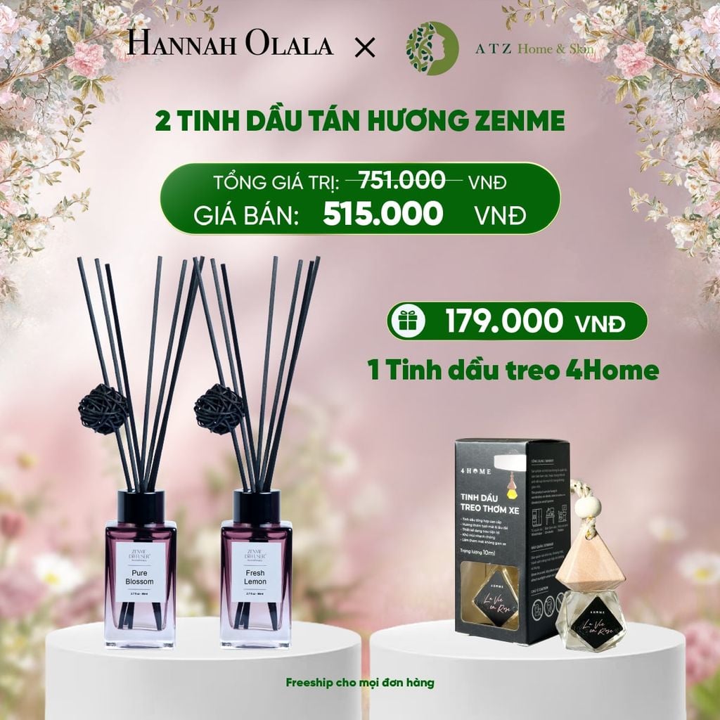  E91_DEAL 5: MUA 2 TINH DẦU TÁN HƯƠNG ZENME 