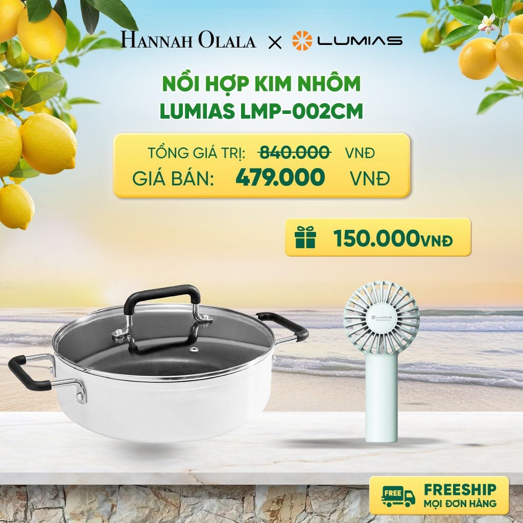  NỒI HỢP KIM NHÔM LUMIAS LMP-002CM DEAL 5: 