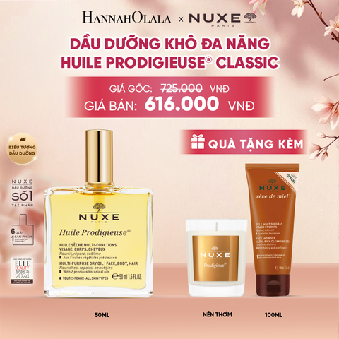  DẦU DƯỠNG KHÔ ĐA NĂNG NUXE HUILE PRODIGIEUSE® 50ML (CHỌN HƯƠNG) - A1806 