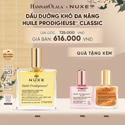  DẦU DƯỠNG KHÔ ĐA NĂNG NUXE HUILE PRODIGIEUSE® 50ML (CHỌN HƯƠNG) - A5058 