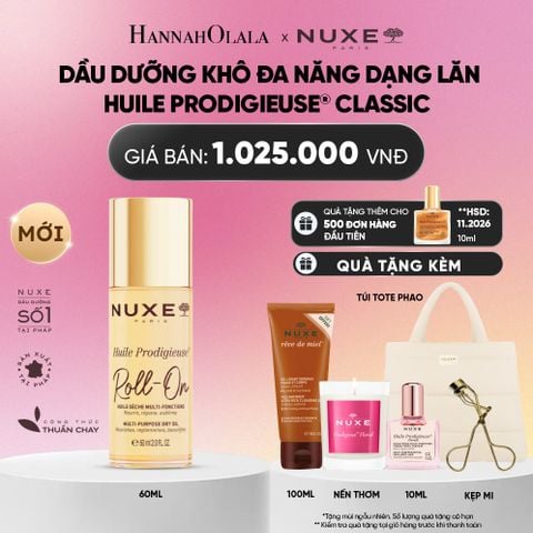  DẦU DƯỠNG KHÔ ĐA NĂNG DẠNG LĂN NUXE HUILE PRODIGIEUSE® ROLL-ON 60ML (CHỌN HƯƠNG)_A905 