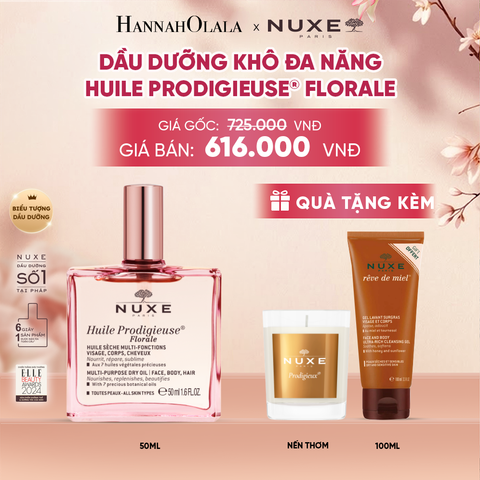  DẦU DƯỠNG KHÔ ĐA NĂNG NUXE HUILE PRODIGIEUSE® 50ML (CHỌN HƯƠNG) - A1806 