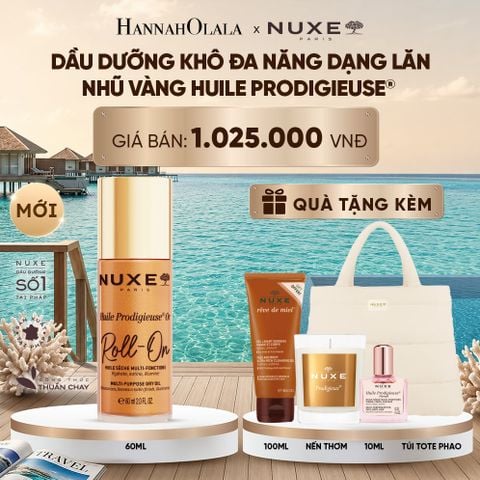  DẦU DƯỠNG KHÔ ĐA NĂNG DẠNG LĂN NUXE HUILE PRODIGIEUSE® ROLL-ON 60ML (CHỌN HƯƠNG) 