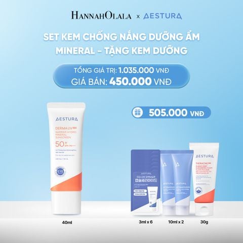  DEAL 5: SET KEM CHỐNG NẮNG DƯỠNG ẨM MINERAL 