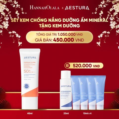 DEAL 4: SET KEM CHỐNG NẮNG DƯỠNG ẨM MINERAL 