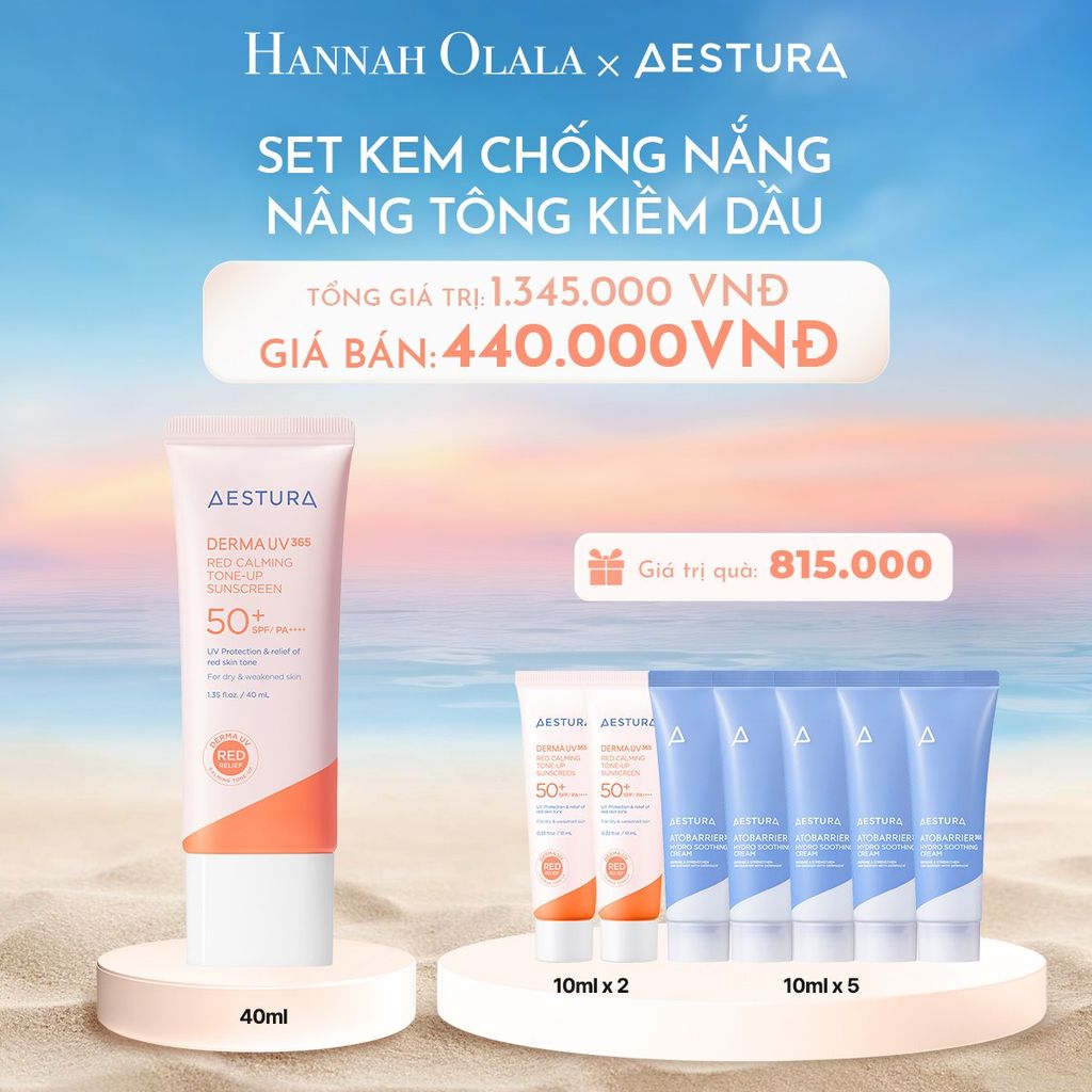  C282_DEAL 5: SET KEM CHỐNG NẮNG NÂNG TÔNG KIỀM DẦU 